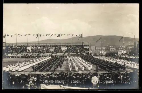 AK Torino, Inaugurazione Stadium, Le squadre in riposo