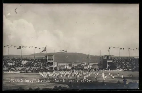 AK Torino, Inaugurazione Stadium, Esercizii con le clave