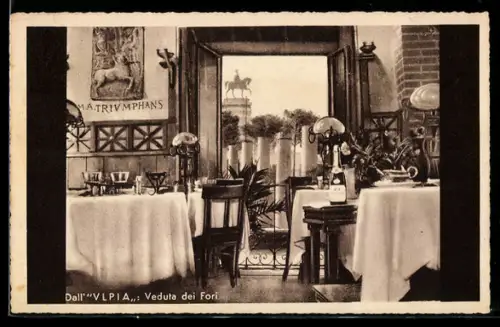 AK Roma, Dall` Ristorante-Taberna VLPIA ai Fori Imperiali, Interno, Veduta dei Fori