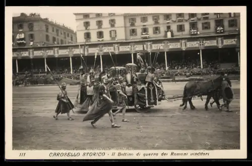 AK Torino, Carosello Storico, Il Bottino di guerra dei Romani vincitori