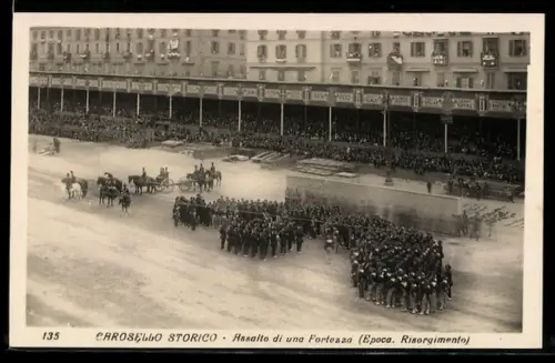 AK Torino, Carosello Storico, Assalto di una Fortezza, Epoca Risorgimento