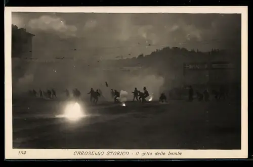 AK Torino, Carosello Storico, l getto delle bombe