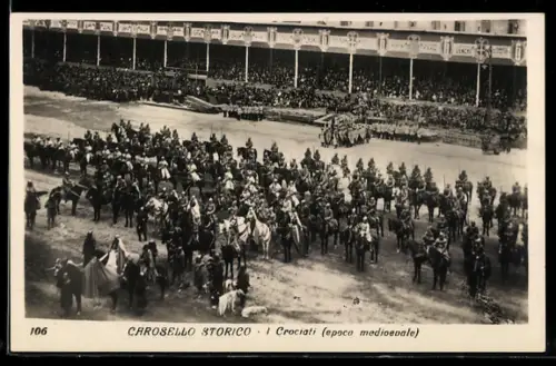 AK Torino, Carosello Storico, I Crociati, epoca medioevale