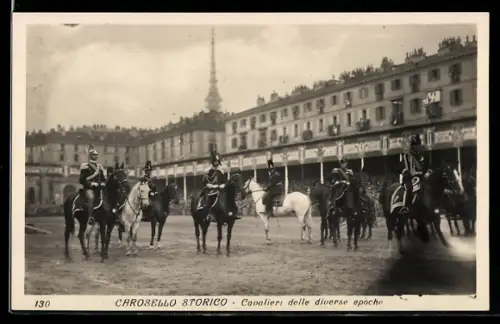 AK Torino, Carosello Storico, Cavalieri delle diverse epoche