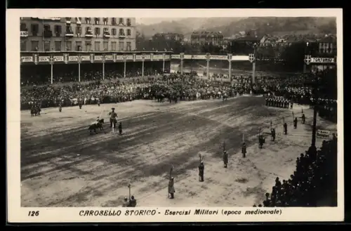 AK Torino, Carosello Storico, Esercizi Militari, epoca medioevale