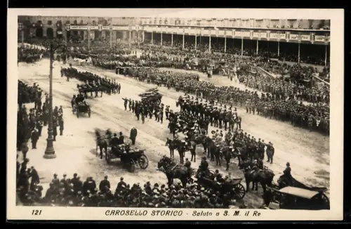 AK Torino, Carosello Storico, Saluto a S. M. il Re