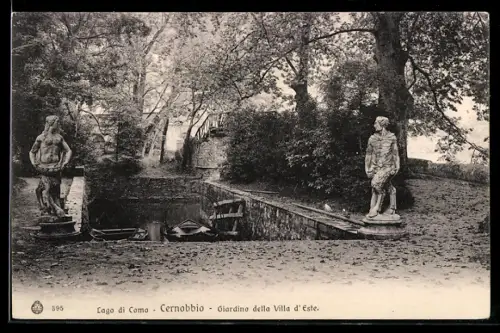 AK Cernobbio /Lago di Como, Giardino della Villa d`Este