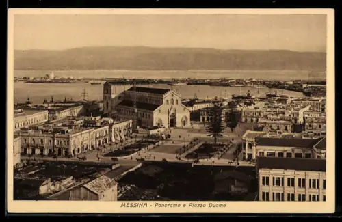 AK Messina, Panorama e Piazza Duomo