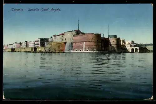 AK Taranto, Castello Sant`Angelo e panorama sull`acqua
