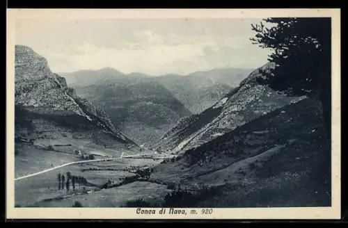 AK Conca di Nava, Vista panoramica della valle tra le montagne