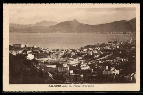 AK Palermo, Vista dal Monte Pellegrino