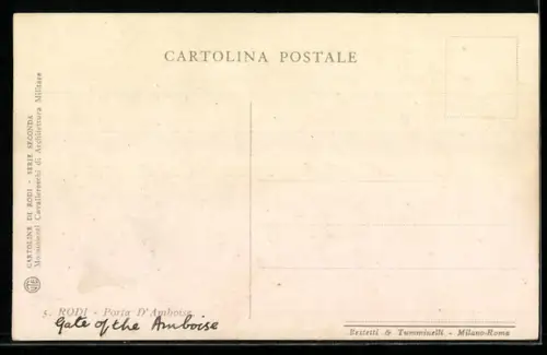 AK Rodi, Porta D`Ambroise