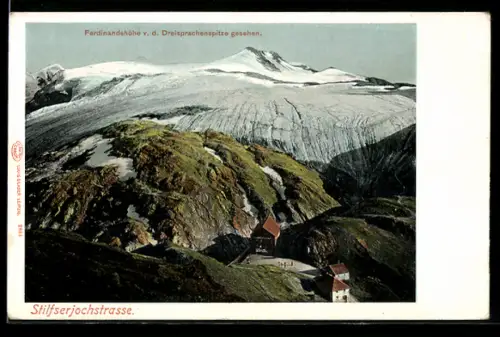 AK Ferdinandshöhe, Ferdinandshöhe v.d. Dreisprachenspitze gesehen