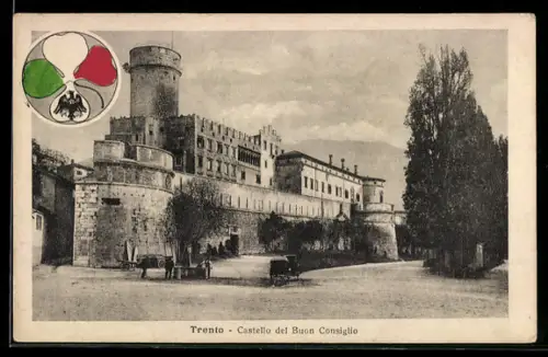 AK Trento, Castello del Buon Consiglio con carrozze