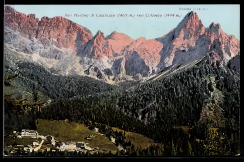 AK San Martino di Castrozza, Vista delle montagne da Colfosco