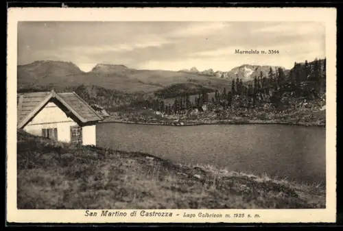 AK San Martino di Castrozza, Lago Colbricon con vista sulla Marmolada