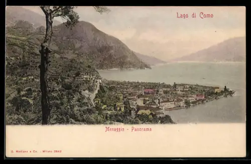 AK Menaggio /Lago di Como, Panorama