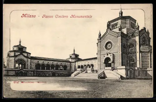 AK Milano, Fianco Cimitero Monumentale