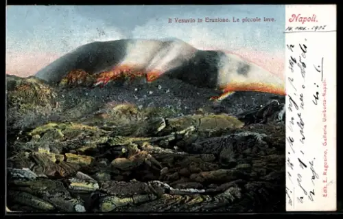 AK Napoli, Il Vesuvio in Eruzione, Le piccole lave