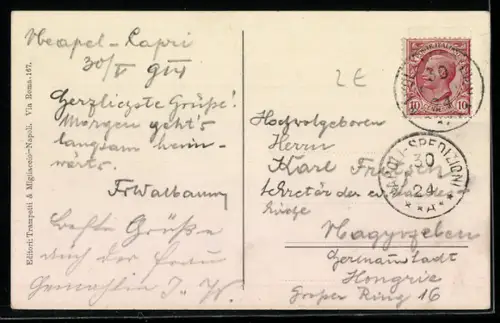 AK Capri, Monte Solaro da Tragara