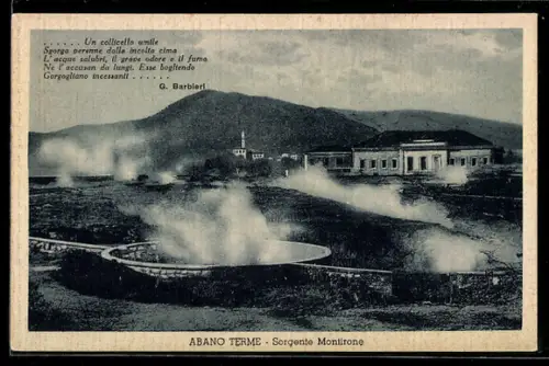 AK Abano Terme, Sorgente Montirone con vapori termali