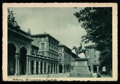 AK Bologna, Monumento a Garibaldi