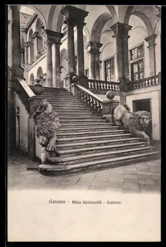 AK Genova, Atrio Università, Scalone