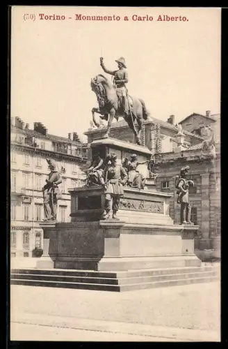 AK Torino, Monumento a Carlo Alberto