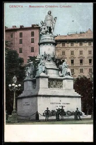 AK Genova, Monumento Cristoforo Colombo