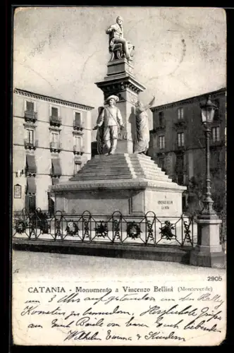 AK Catania, Monumento a Vincenzo Bellini