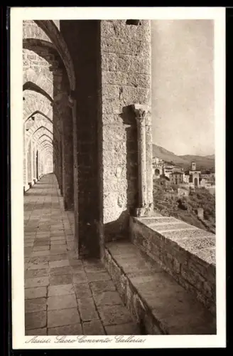 AK Assisi, Sacro Convento, Galleria