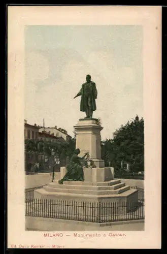AK Milano, Monumento a Cavour