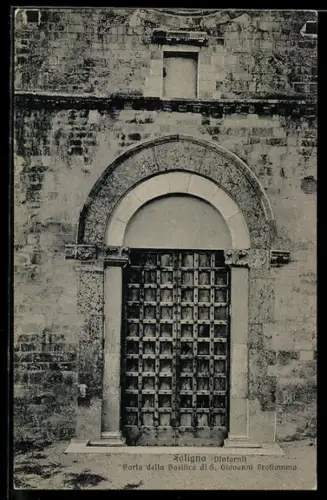 AK Foligno, Porta della Basilica di S. Giovanni Profiamma