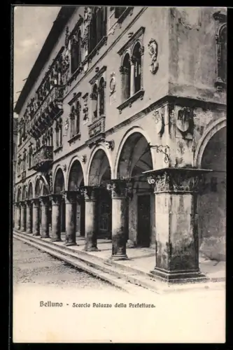 AK Belluno, Scorcio Palazzo della Prefettura