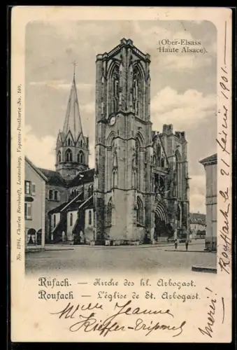 AK Rufach, Kirche des hl. Arbogast