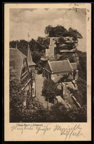 AK Haut-Barr /Alsace, Ruines du château