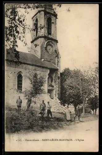 AK Saint-Léger-Manspach, L`Église