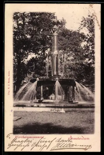 AK Amsterdam, Wertheimmonument