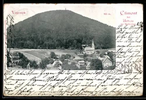 AK Climont /Vogesen, Panorama