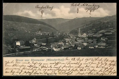 AK Stossweier /Münsterthal, Panorama