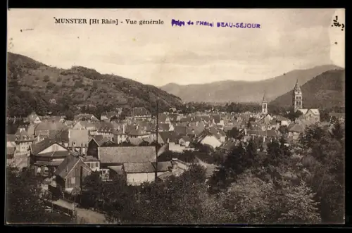 AK Munster /Ht. Rhin, Vue générale