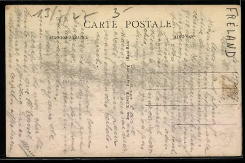 AK Fréland /Haut-Rhin, Panorama