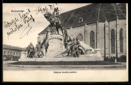 AK Kolozsvár, Mátyás király-szobor