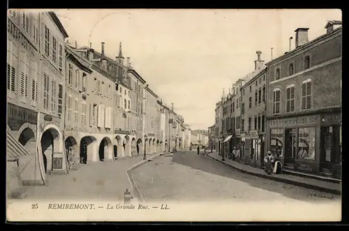 AK Remiremont, La Grande Rue