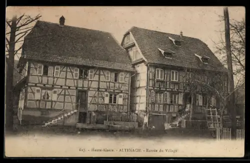 AK Altenach, Entrée du Village