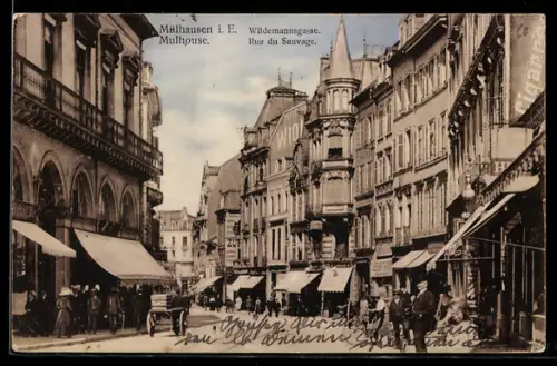 AK Mulhouse, Rue du Sauvage