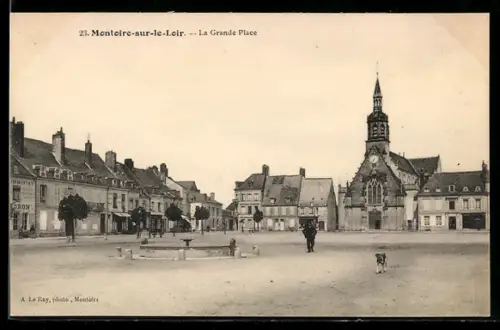 AK Montoire-sur-le-Loir, La Grande Place