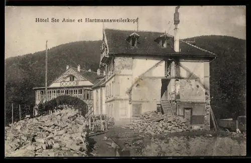 AK Hartmannsweilerkopf, Hôtel Ste Anne en Ruines
