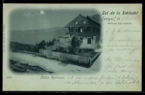 AK Col de la Schlucht /Vosges, Châlet Hartmann