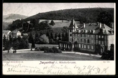 AK Jaegerthal b. Niederbronn, Gasthaus zum Jaegerthal